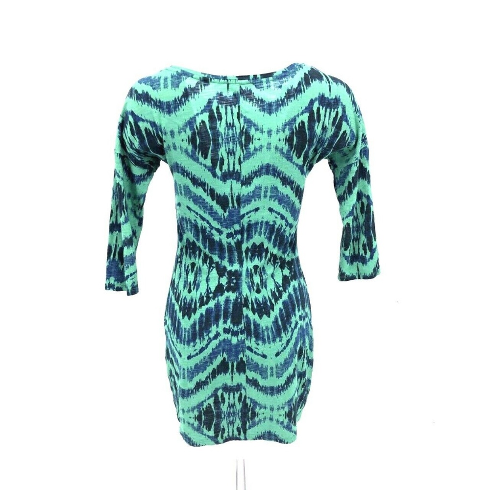 Express Abstract 3/4 Sleeve Fitted Dress Size XS - Picture 5 of 6